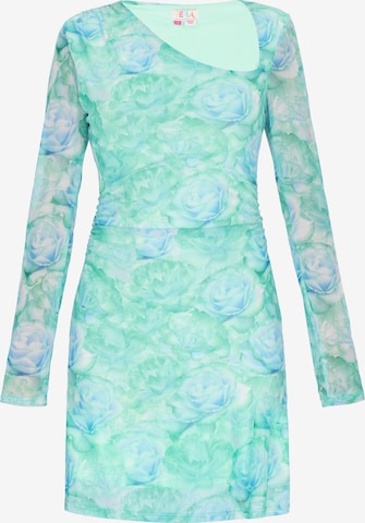 Robe IZIA en bleu : devant