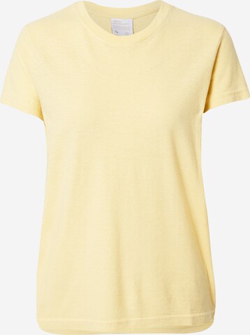 T-shirt Afends en jaune : devant