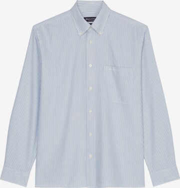 Marc O'Polo Comfort fit Button Up Shirt in Blue: front