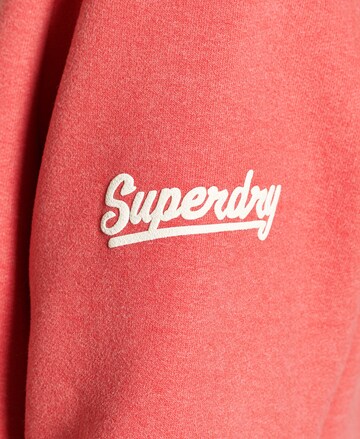 Sweat-shirt Superdry en rouge
