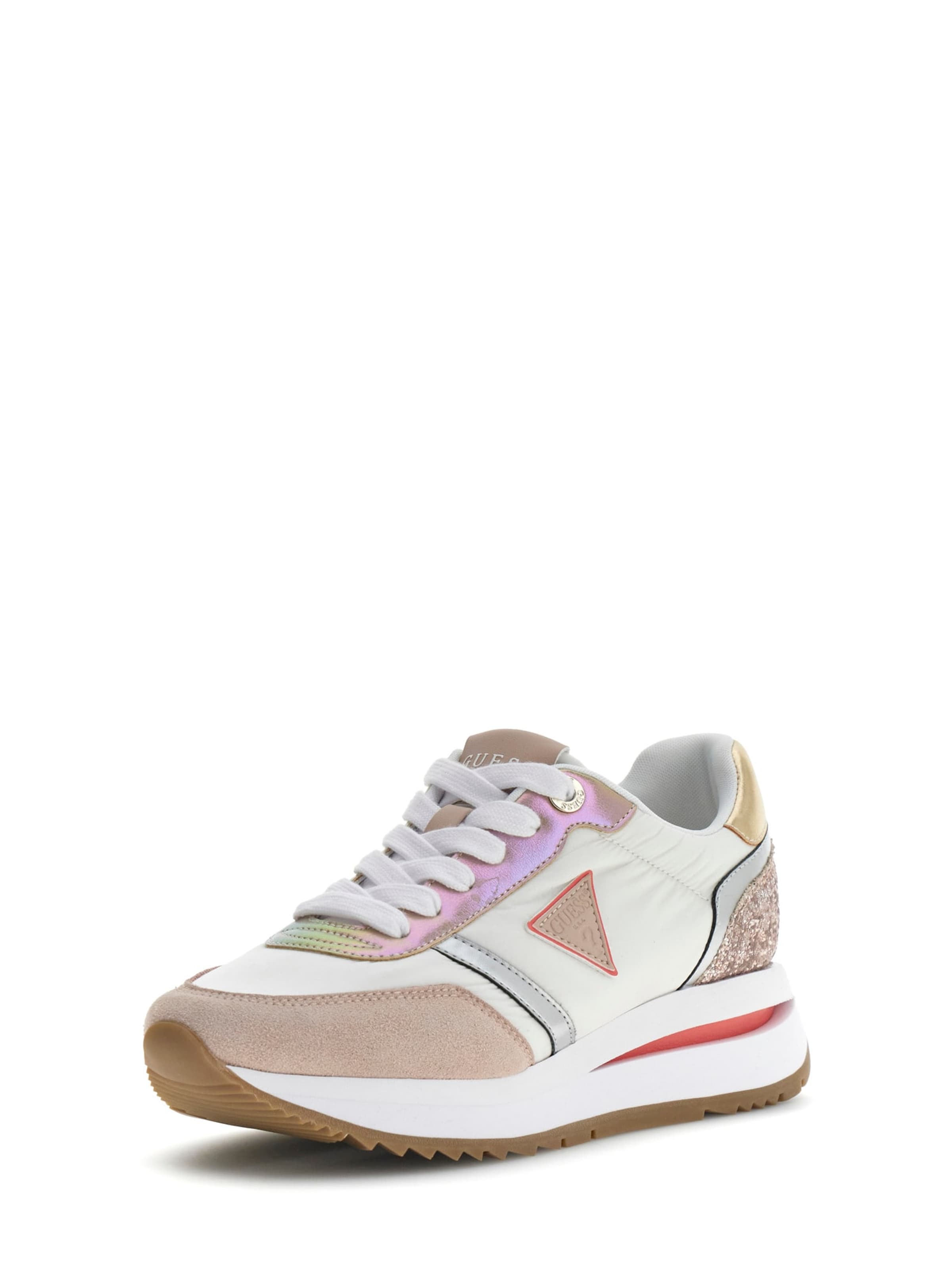 GUESS Sneakers laag 'Eagar' in Wit: voorkant