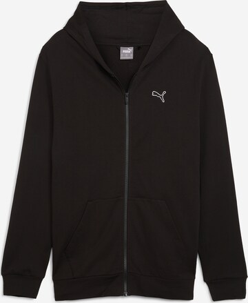 PUMA Zip-Up Hoodie 'Better Essentials' in Black: front