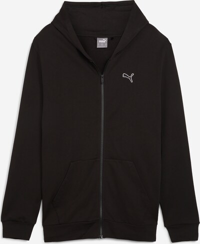 PUMA Zip-Up Hoodie 'Better Essentials' in Black / White, Item view