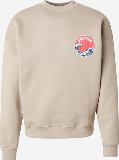 ALPHA INDUSTRIES Collegepaita 'Japan Wave Warrior' värissä hiekka, Tuotenäkymä