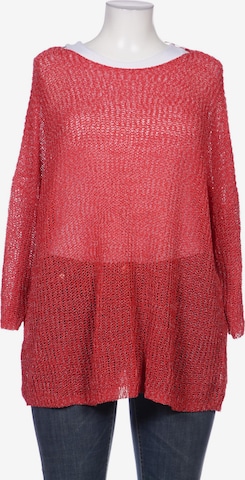SAMOON Sweater & Cardigan in 5XL in Red: front