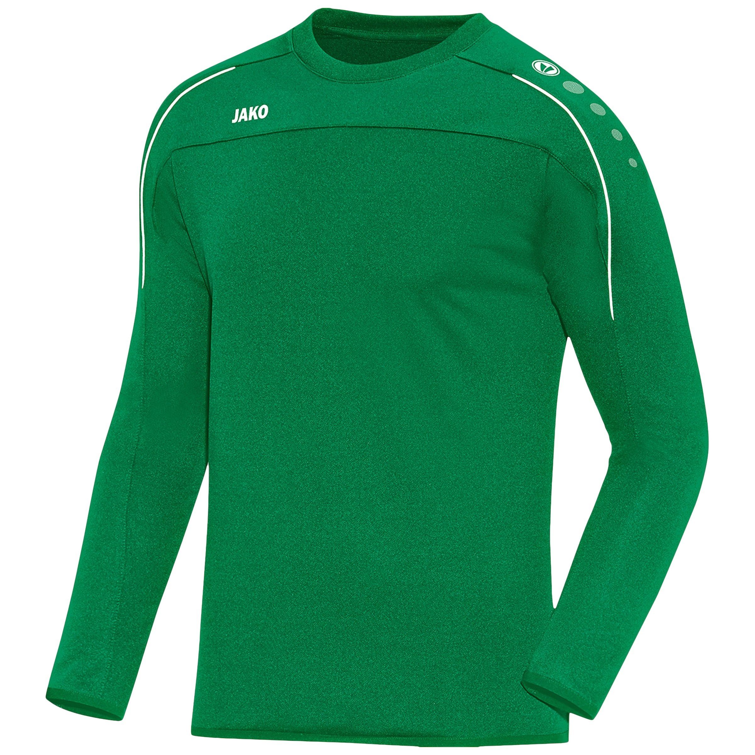 JAKO Sports sweatshirt 'Classico' in Green / White, Item view