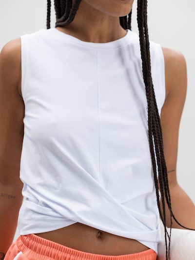 Hey Honey Top 'Cropped' in White, Item view
