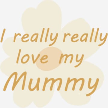 LILIPUT Wickelbody "I really love my Mummy/ Mama´s Mini" in Weiß