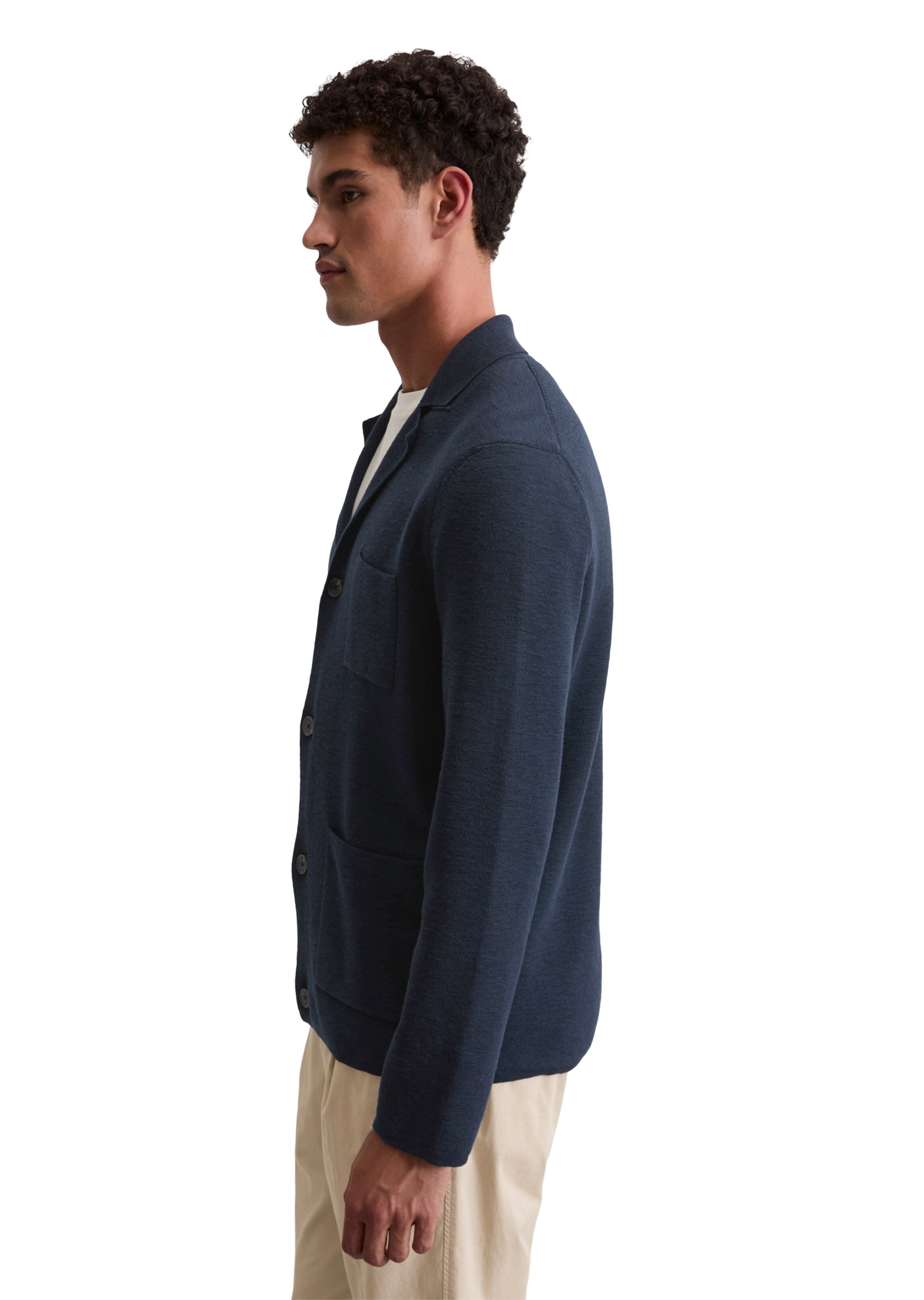 Marc O'Polo Regular fit Colbert in Blauw