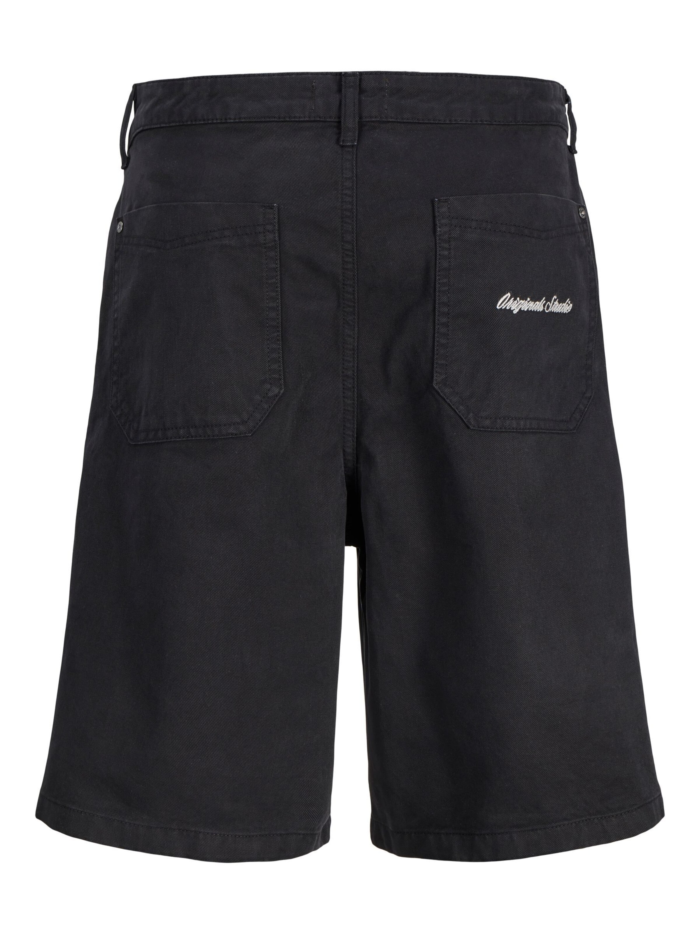 JACK & JONES Baggy Broek in Zwart