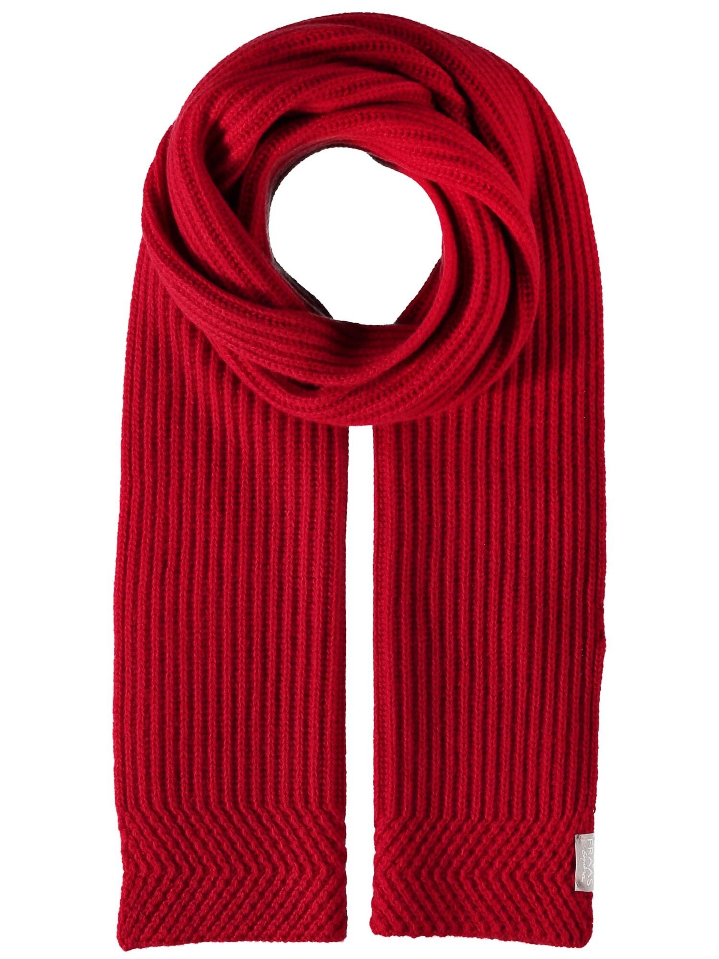 FRAAS Scarf in Red: front