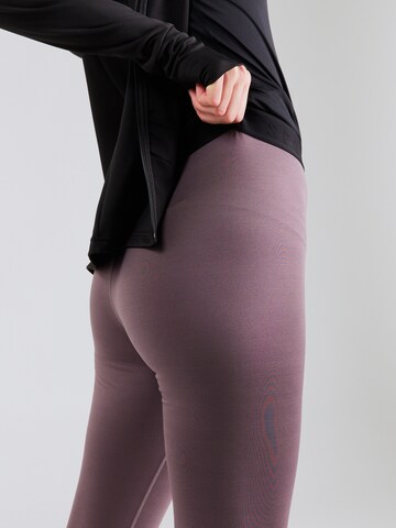 Skinny Pantaloni sportivi di 4F in lilla