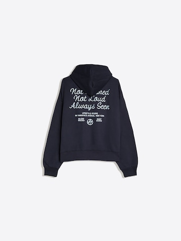 Bershka Mikina – modrá