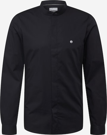 Michael Kors Slim fit Button Up Shirt in Black: front