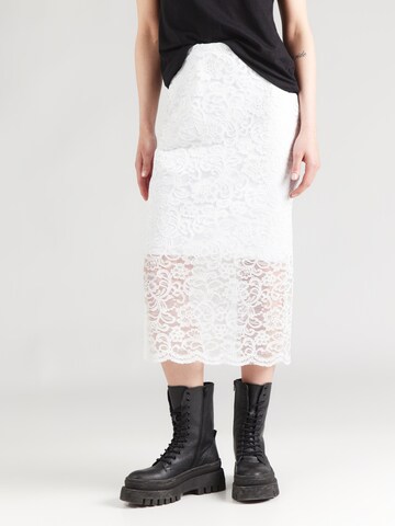 Jupe 'Nalani' ABOUT YOU en blanc : devant