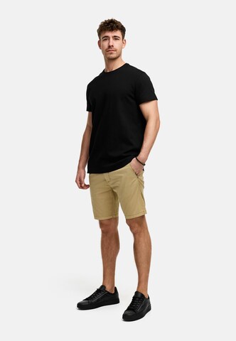 INDICODE JEANS Regular Shorts 'Hutchico' in Beige