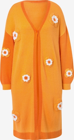 MIAMODA Strickjacke in Orange: Vorderseite