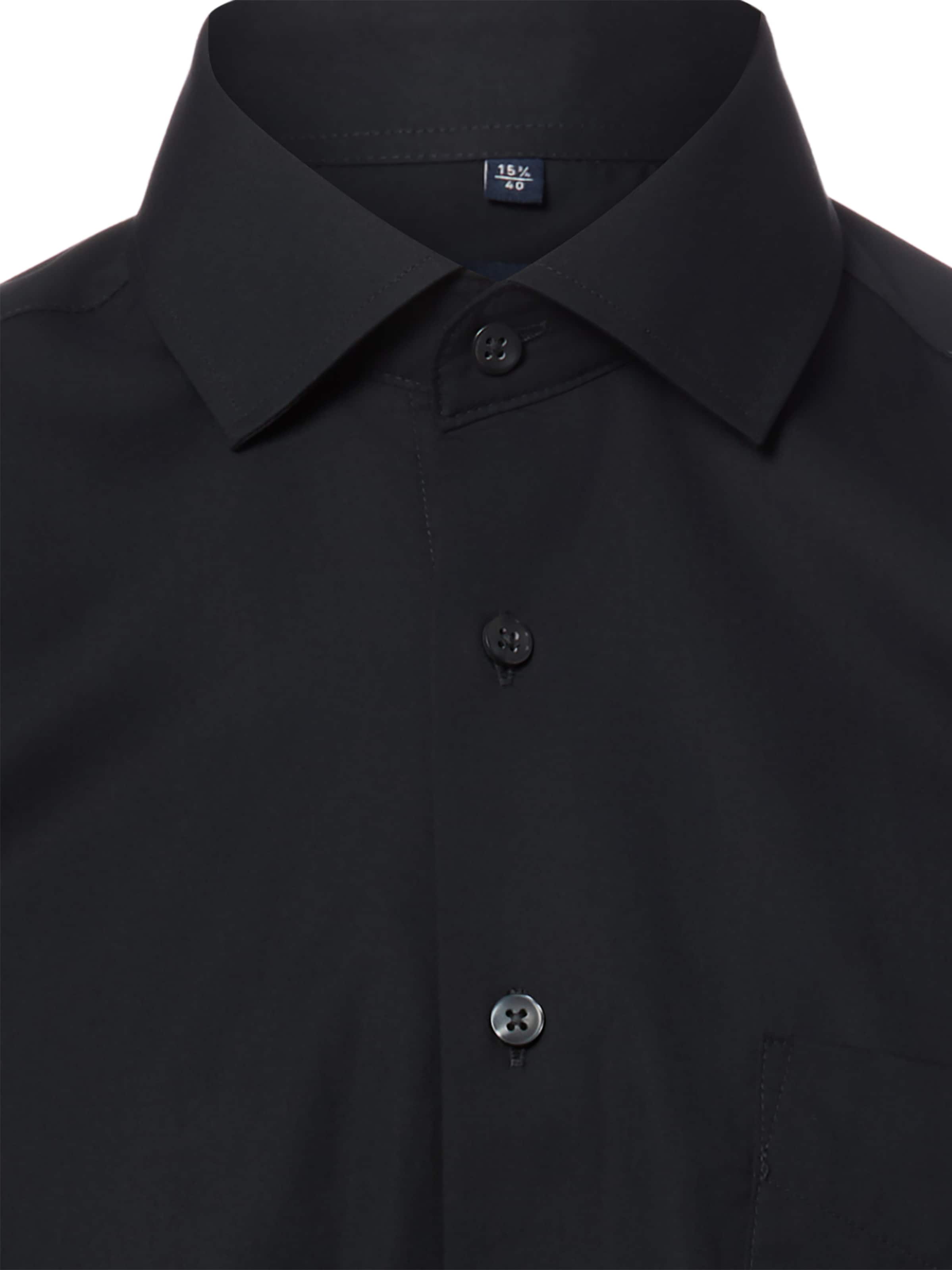 Coupe regular Chemise business Andrew James en noir