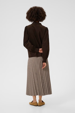CULTURE Bluse 'Rhaena' i brun