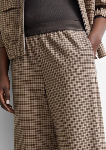 COMMA Wide leg Trousers in Brown