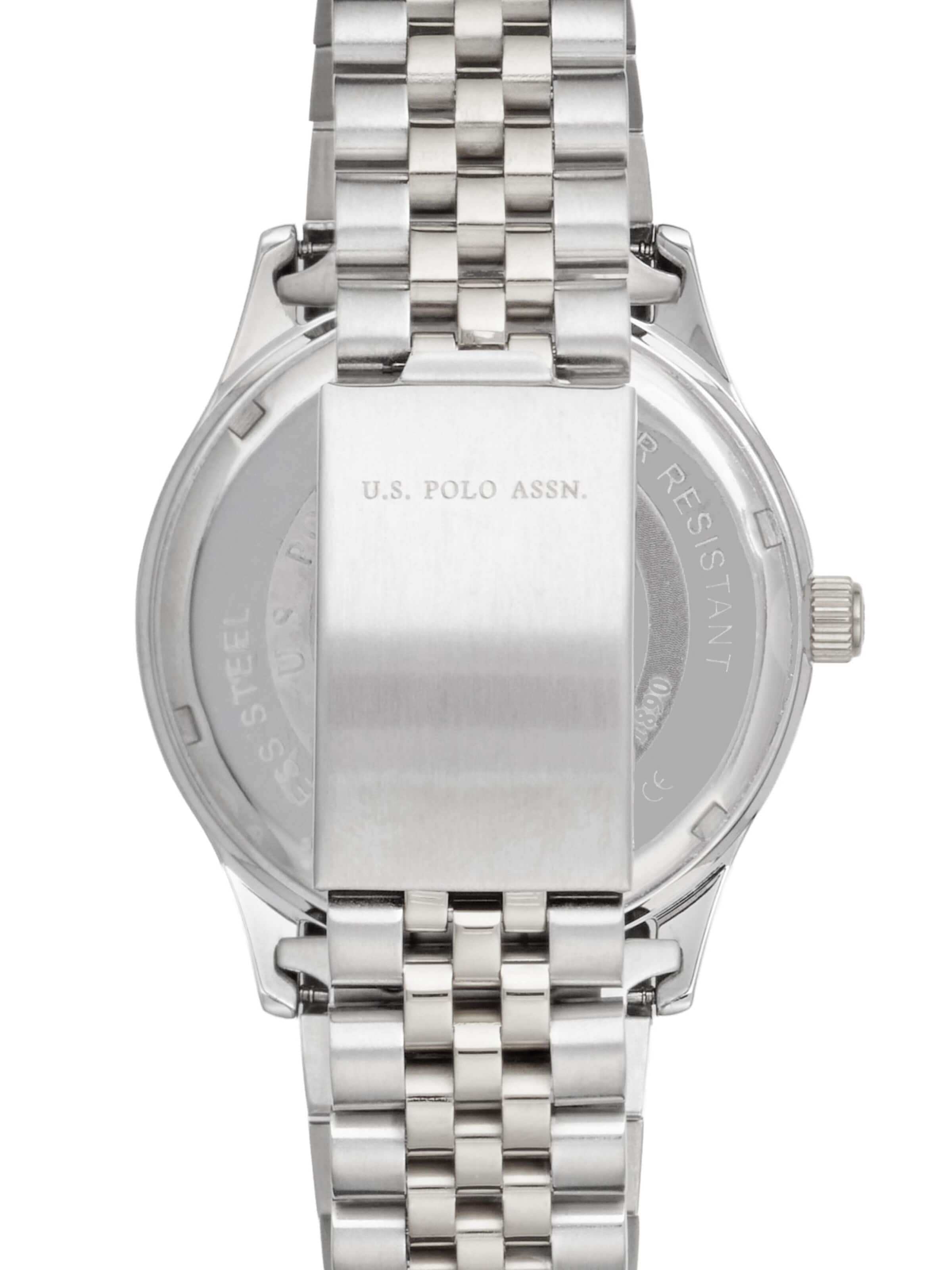 Montre à affichage analogique 'Aiden Steel' U.S. POLO ASSN. en noir