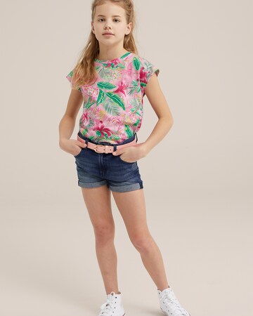WE Fashion T-shirt i rosa