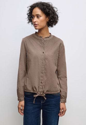 STREET ONE Blouse in Brown: front