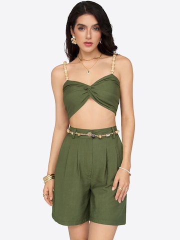 Tenue d'intérieur Imily Bela en vert : devant