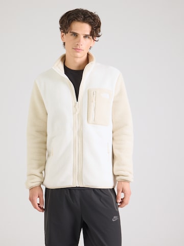 THE NORTH FACE Toiminnallinen fleecetakki 'YUMIORI' värissä valkoinen: etupuoli