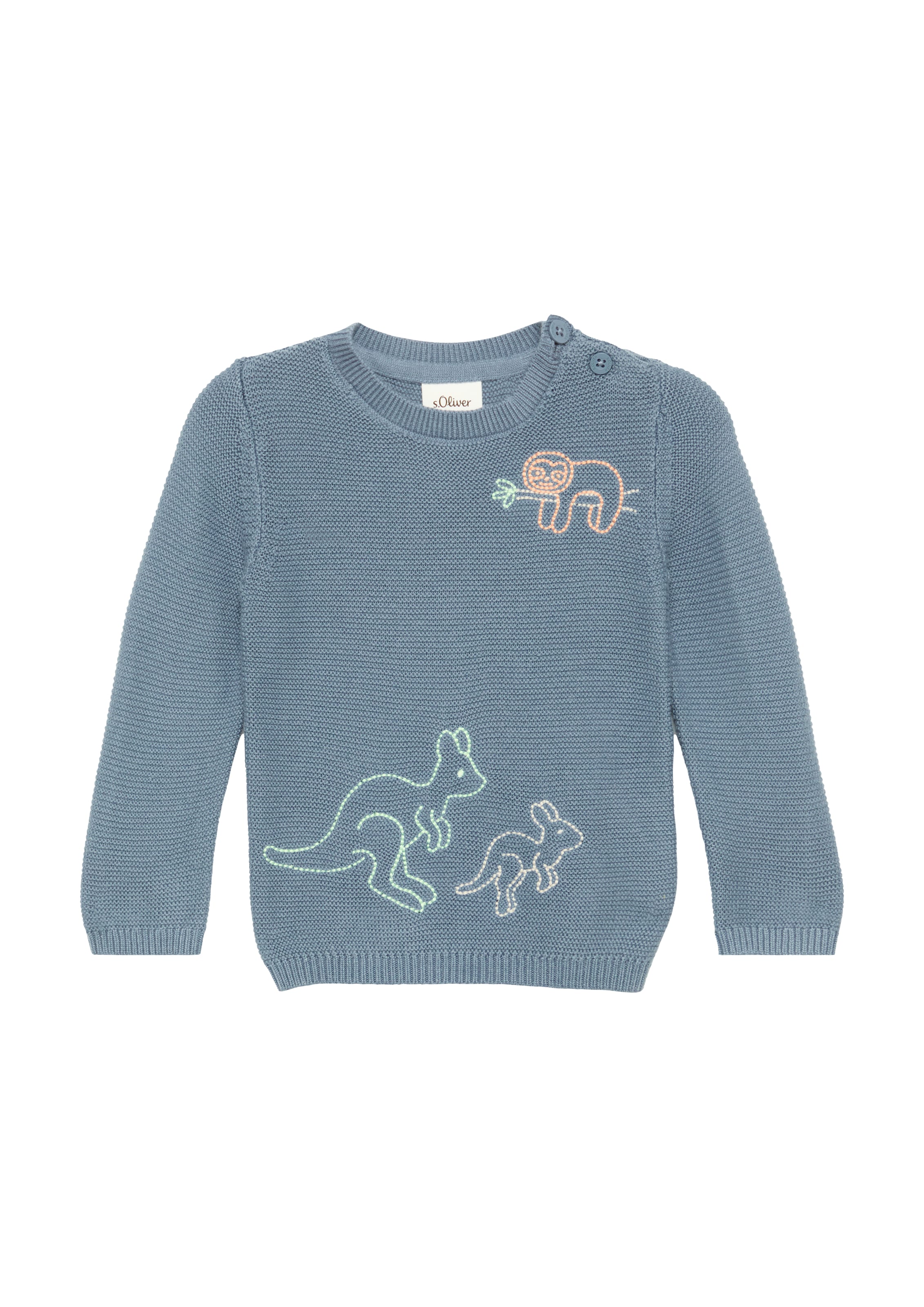 s.Oliver Sweater in Blue: front