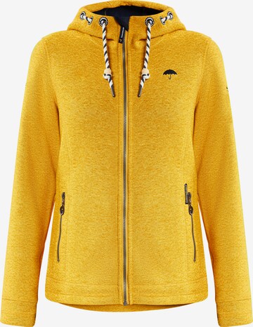 Schmuddelwedda Fleece jacket in Yellow: front