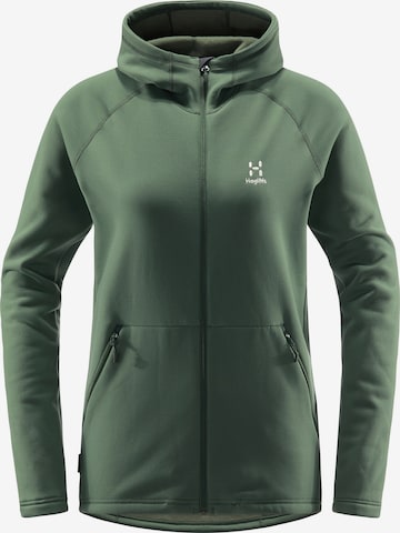 Haglöfs Athletic Fleece Jacket 'Bungy' in Green: front