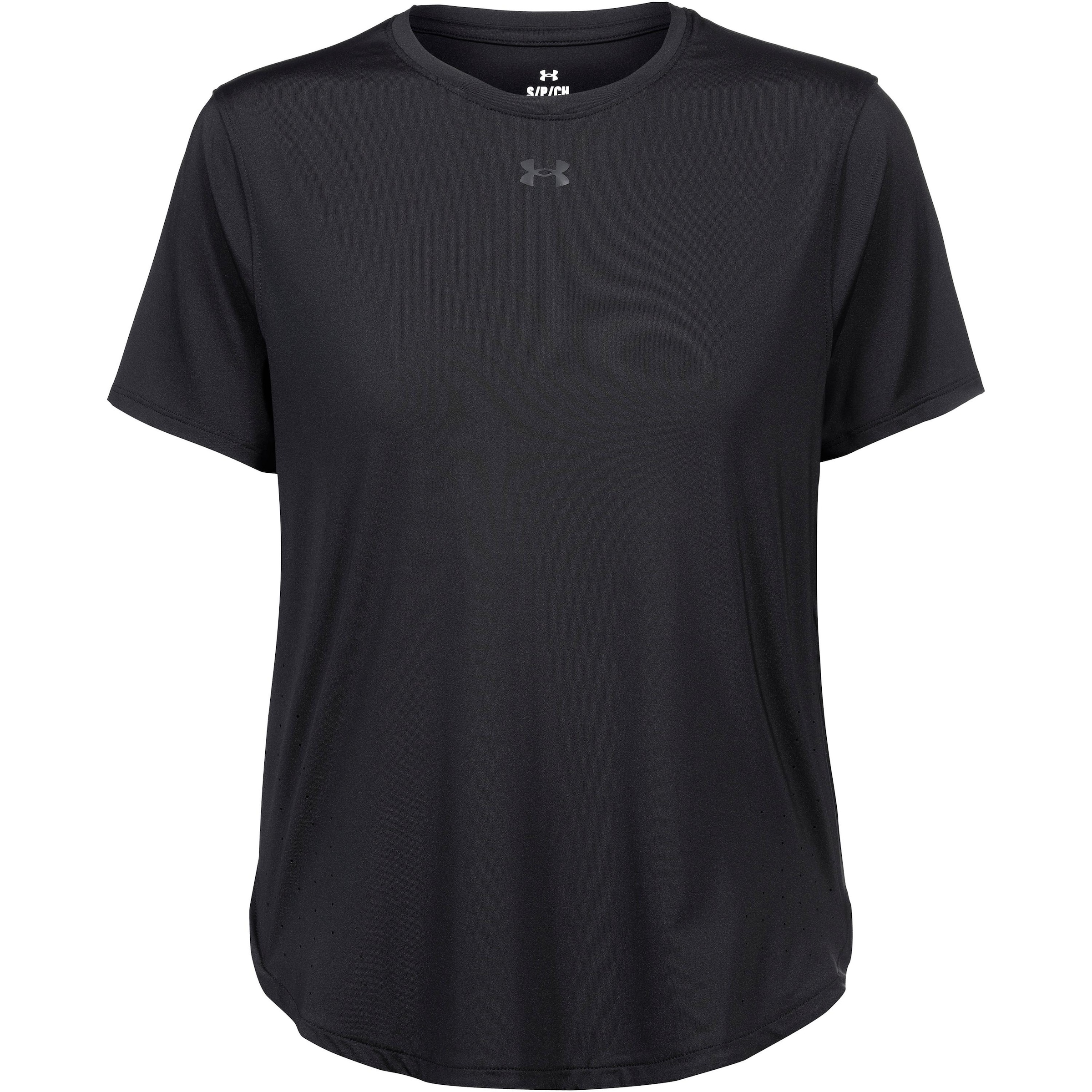 UNDER ARMOUR Shirt 'Launch Elite' in Schwarz: Vorderseite