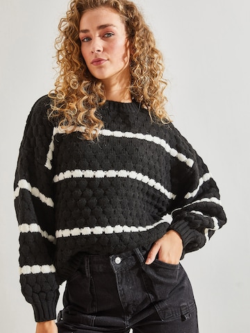 Bianco Lucci Svetr – černá: přední strana