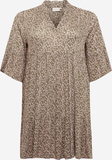 KAFFE CURVE Robe 'Birne' en olive / rose clair, Vue avec produit