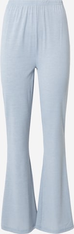 South Beach Flared Workout Pants in Blue: front