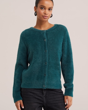WE Fashion - Cárdigan en verde: frente