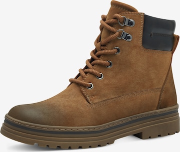 MARCO TOZZI Schnürstiefelette in Braun: Vorderseite