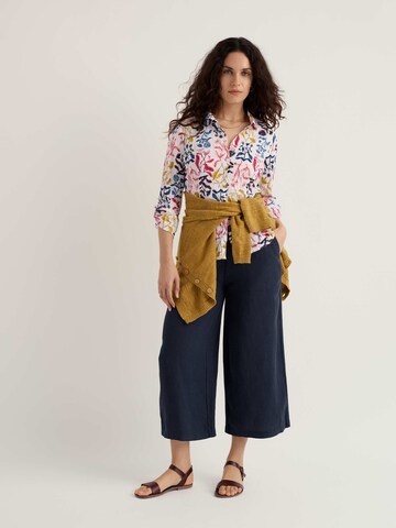 Seasalt Cornwall Wide leg Broek 'Merrivale' in Blauw