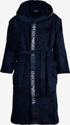 Emporio Armani Dlouhý župan – modrá: přední strana