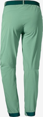 Schöffel - Tapered Pantalón de montaña 'Hestad' en verde