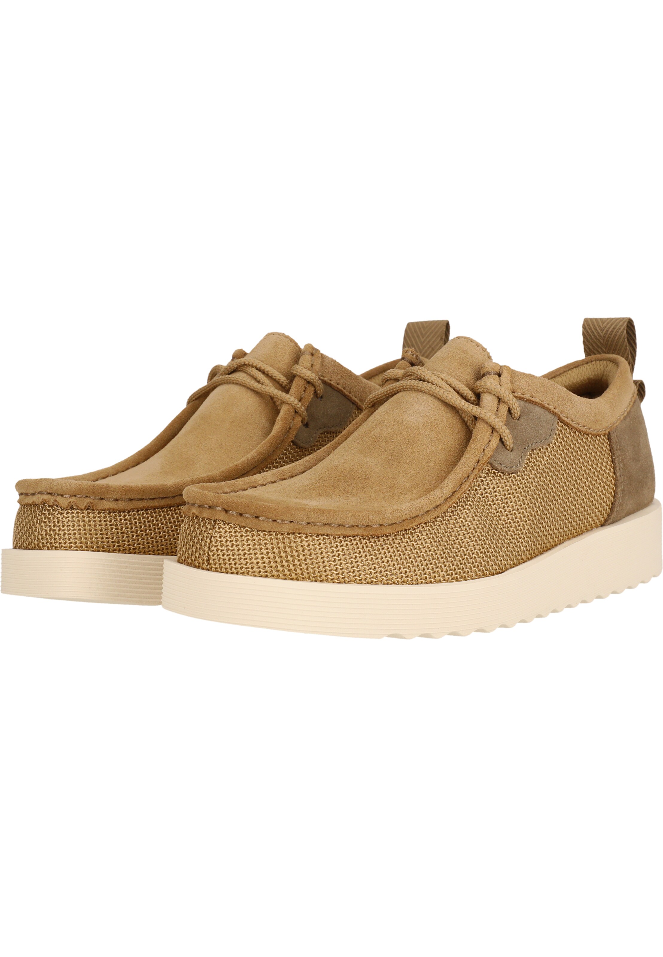 CLARKS Schnürschuhe Wallabee in Braun