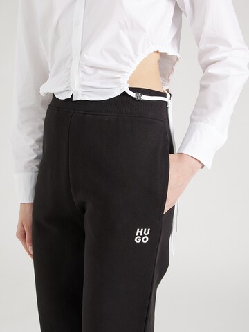 Tapered Pantaloni 'Nelfinia' di HUGO in nero
