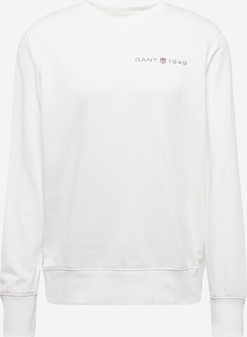 GANT Sweatshirt in Wit: voorkant