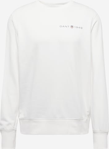 Sweat-shirt GANT en blanc : devant