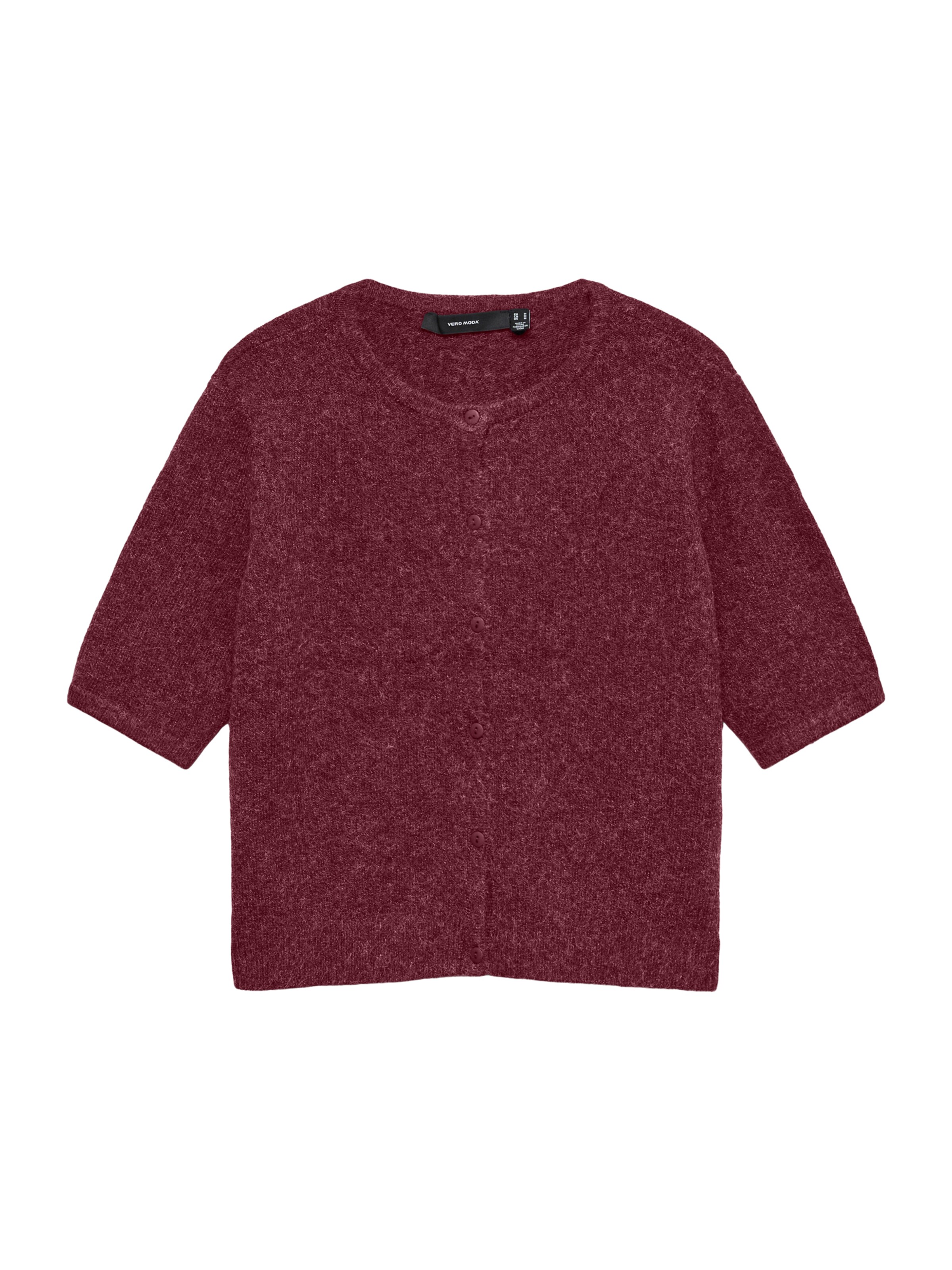 VERO MODA Knit Cardigan 'VMDOFFY' in Red: front