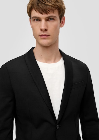 s.Oliver Slim Fit Sakko in Schwarz