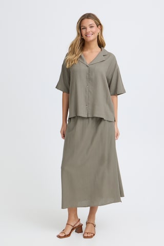 Fransa Blouse 'FRJett SH 1' in Groen: voorkant