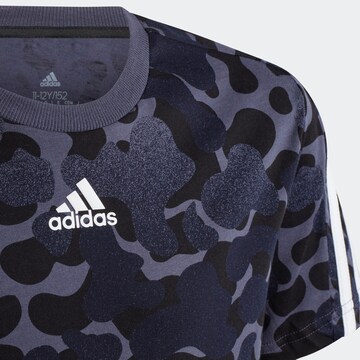 ADIDAS SPORTSWEAR - Camisa funcionais 'Future Icons 3-Stripes' em azul