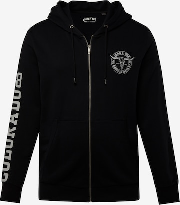 John F. Gee Sweat jacket in Black: front